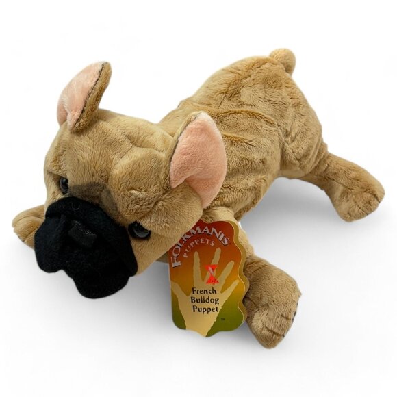 Fokmanis Puppet French Bulldog Plush Dog 16 inch - Picture 2 of 9